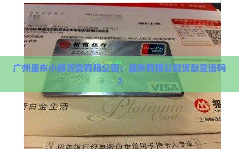 广东盛东小额贷款靠谱吗