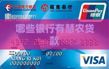 哪些银行有慧农贷款