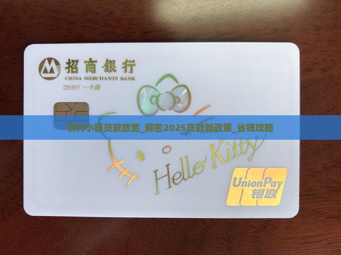农村小额贷款放宽