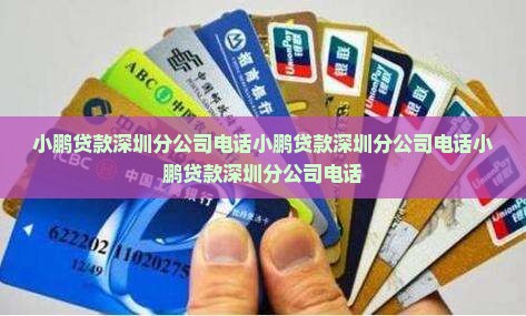 小鹏贷款深圳分公司电话