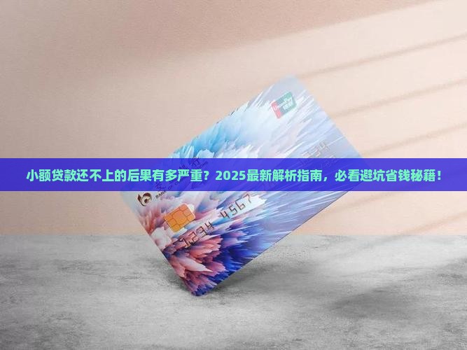 小额贷款还不上的后果会怎么样