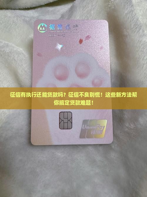 征信有执行还能贷款吗