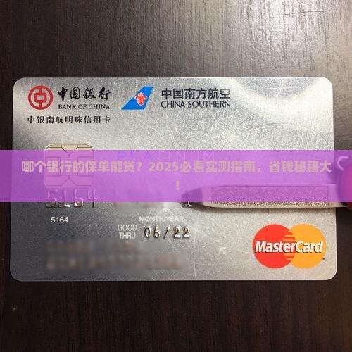 哪个银行的保单可以贷款