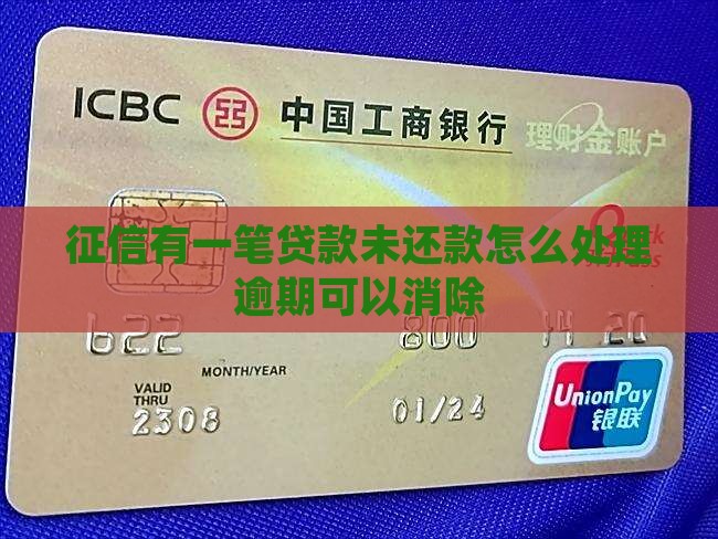 征信有一笔贷款未还款