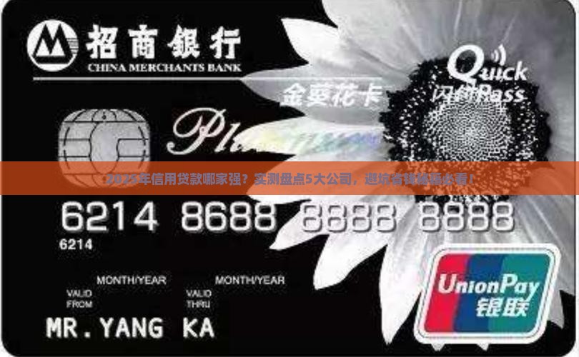 哪家公司在做信用贷款的