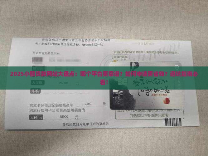 哪个网站可以小额贷款