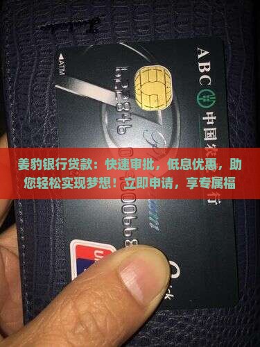 姜豹银行贷款 姜豹银行贷款