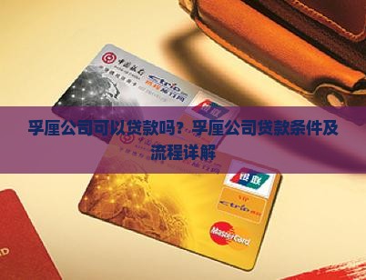 孚厘公司可以贷款吗