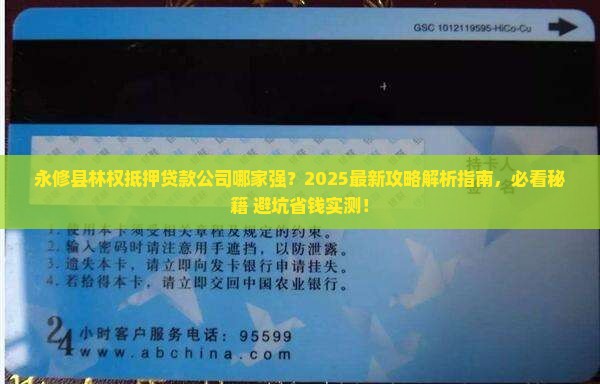 永修县林权抵押贷款公司