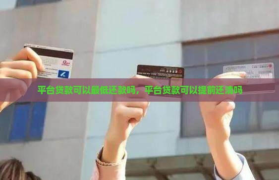 平台贷款可以最低还款吗