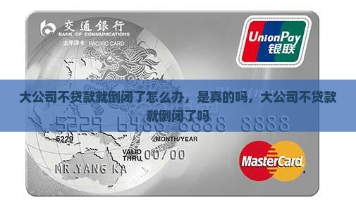 大公司不贷款就倒闭了