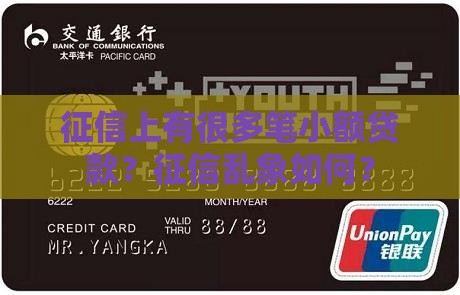 征信上有很多笔小额贷款