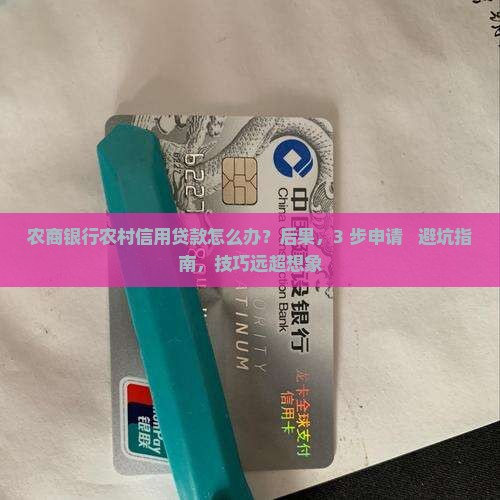 农商银行农村信用贷款