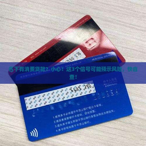 名下有消费贷款