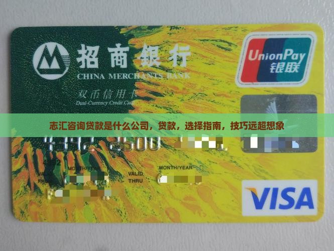 志汇咨询贷款是什么公司