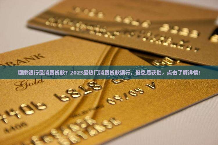 哪家银行是消费贷款