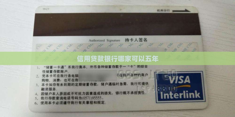 信用贷款哪家可以五年