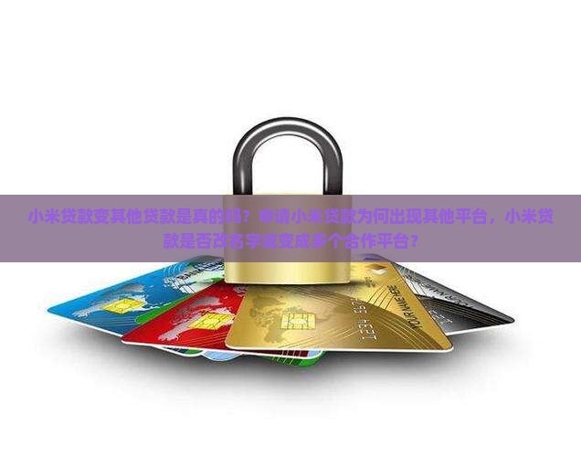小米贷款变其他贷款