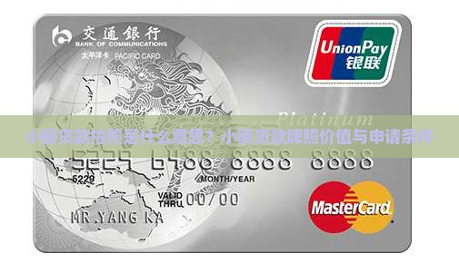 小额贷款拍照是什么意思