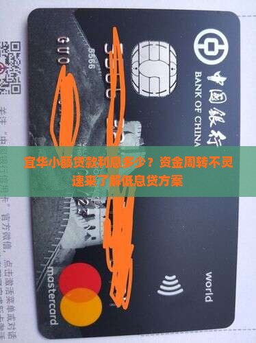 宜华小额贷款利息多少