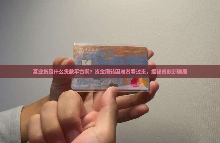 富业贷是什么贷款平台啊