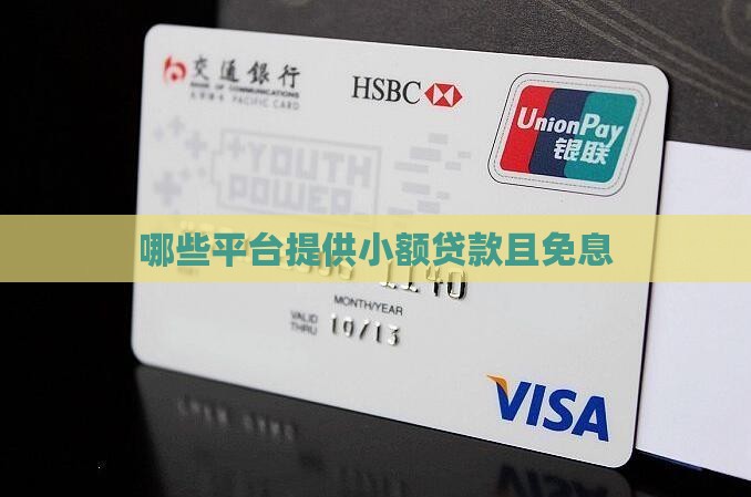 哪里小额贷款免利息