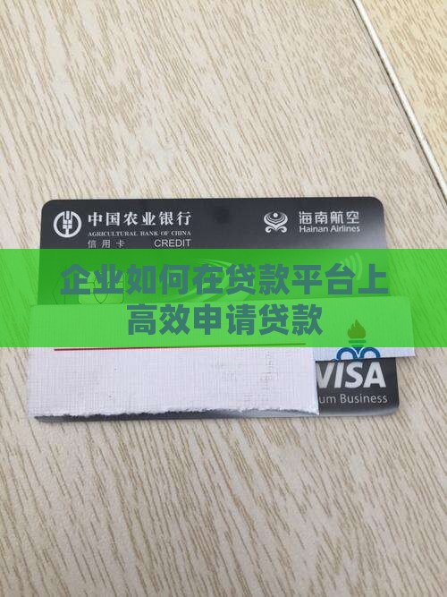 怎样在p2p平台上企业贷款