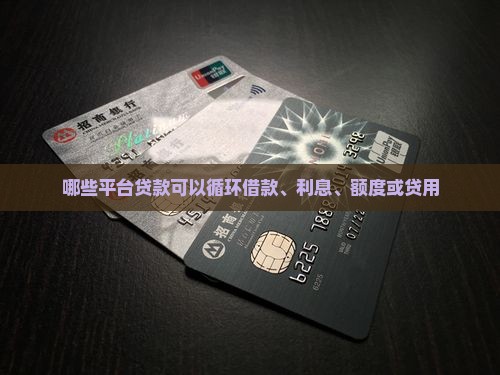 哪些平台贷款可以循环