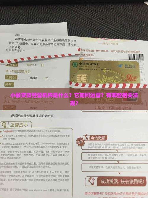 小额贷款经营机构是什么