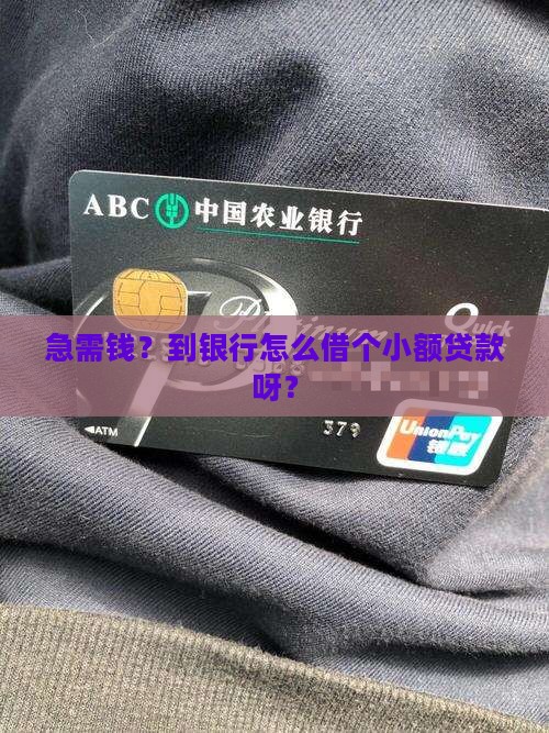 到银行怎么办小额贷款吗