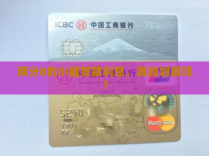 小额贷款利息两分8