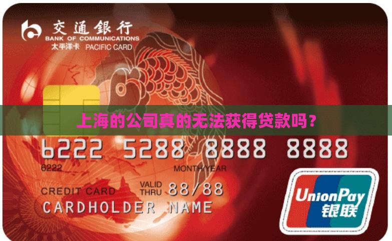 上海没有公司可以贷款吗 上海没有公司可以贷款吗