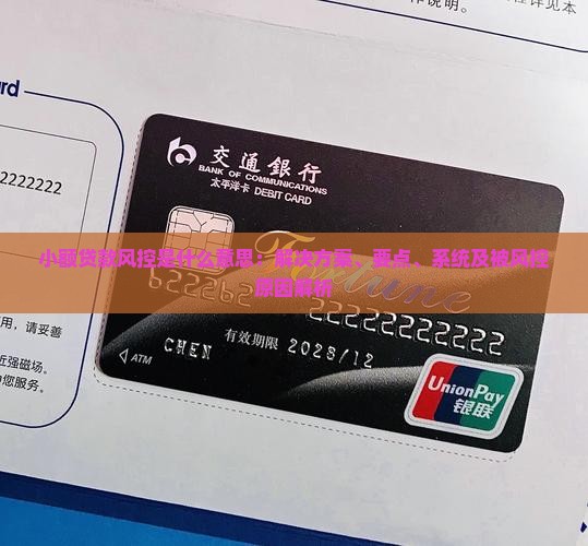 小额贷款风控是什么意思