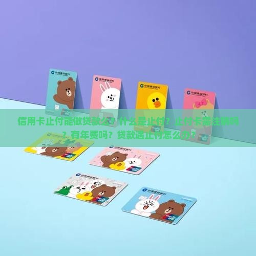 信用卡止付能做贷款么