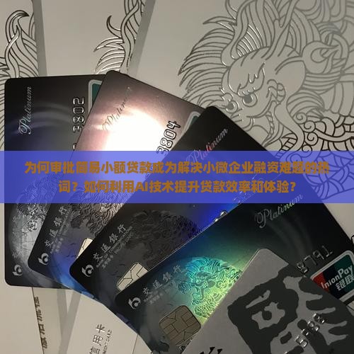 审批简易小额贷款