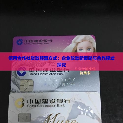 信用贷款经营方式