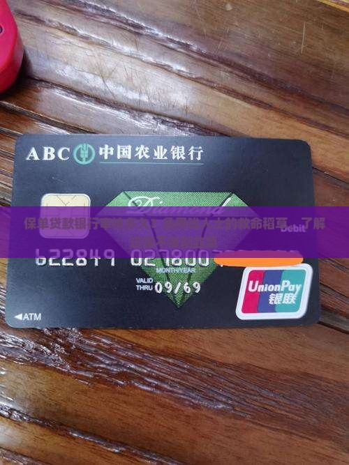 保单贷款银行审核多久