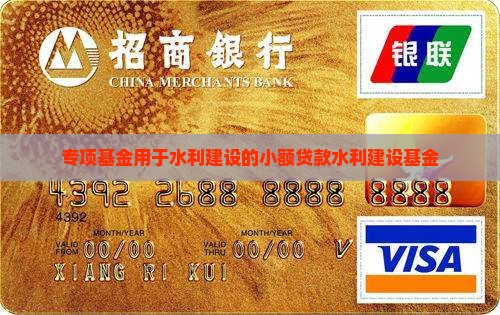 小额贷款水利建设基金