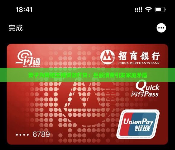 妻子为网络主播贷款