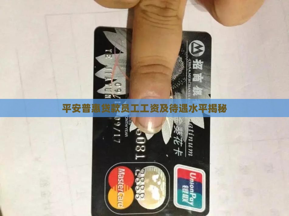 做平安普惠贷款工资高吗