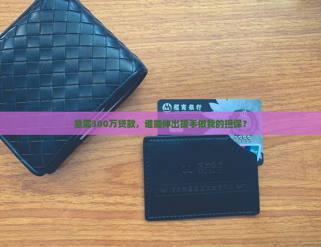 贷款300万找担保公司