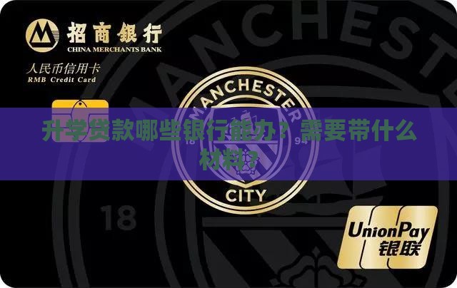 升学贷款哪些银行能办