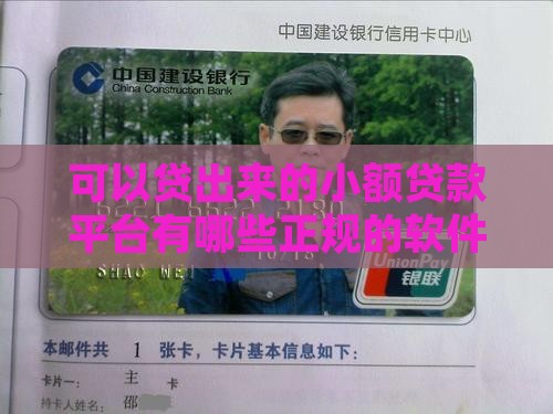 可以贷出来的小额贷款平台