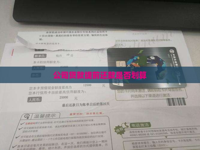 公司贷款要提前还清吗