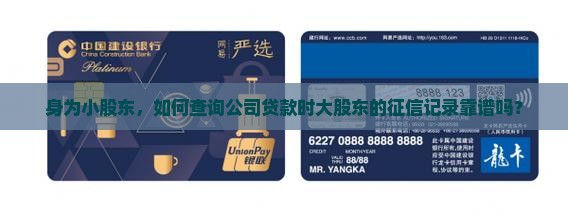 公司贷款大股东征信