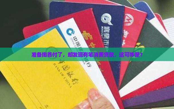 付首付款之前有消费贷款