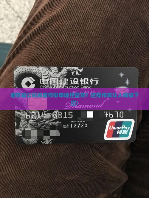 公司经营贷款假资料
