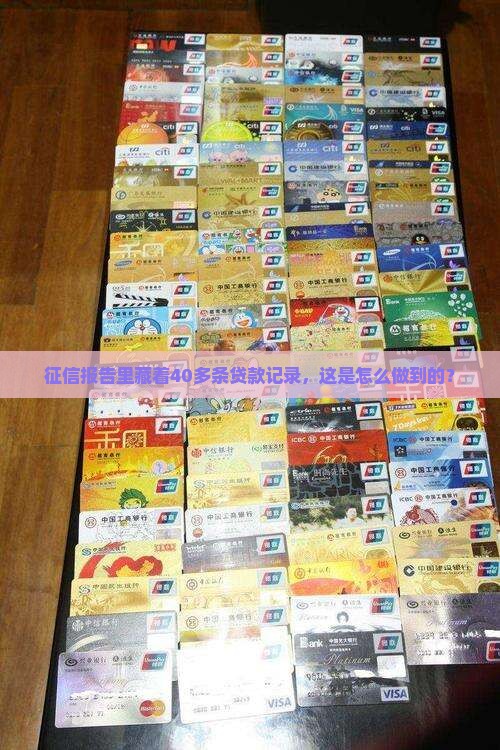 征信有40多条贷款信息