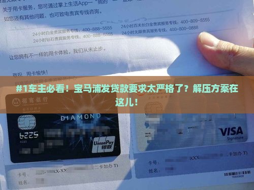 宝马浦发贷款要求