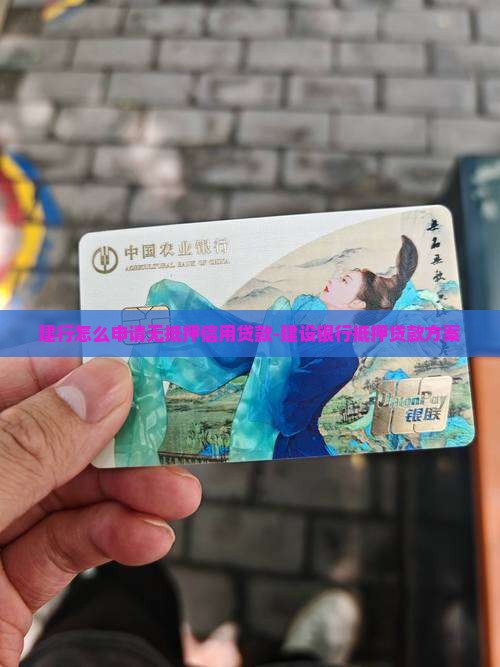 建行无抵押信用贷款怎么